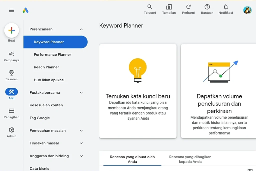 Google Keyword Planner 