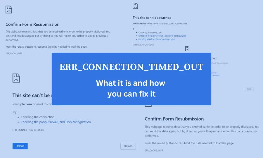 7 Cara Mengatasi Err_Connection_Timed_Out
