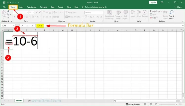 Belajar 8 Rumus Pengurangan di Excel dengan Mudah