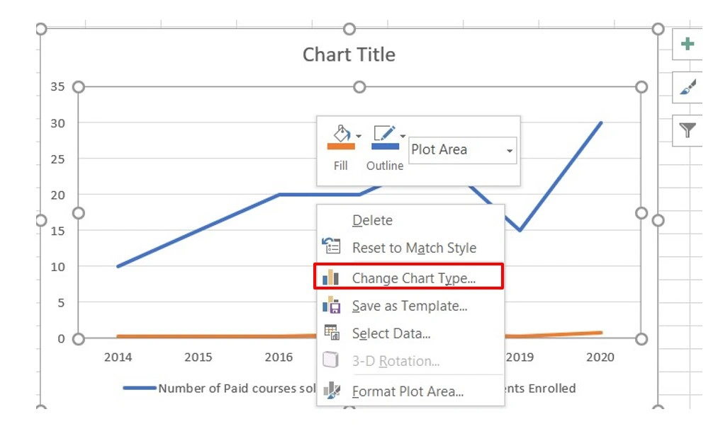 Cara Membuat Grafik di Excel dengan 2 Set Data