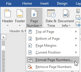 Cara Membuat Nomor Halaman di Word dengan Format Berbeda