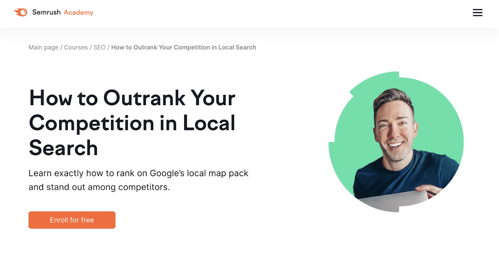 How to Outrank Your Competition in Local Search dari SEMrush Academy
