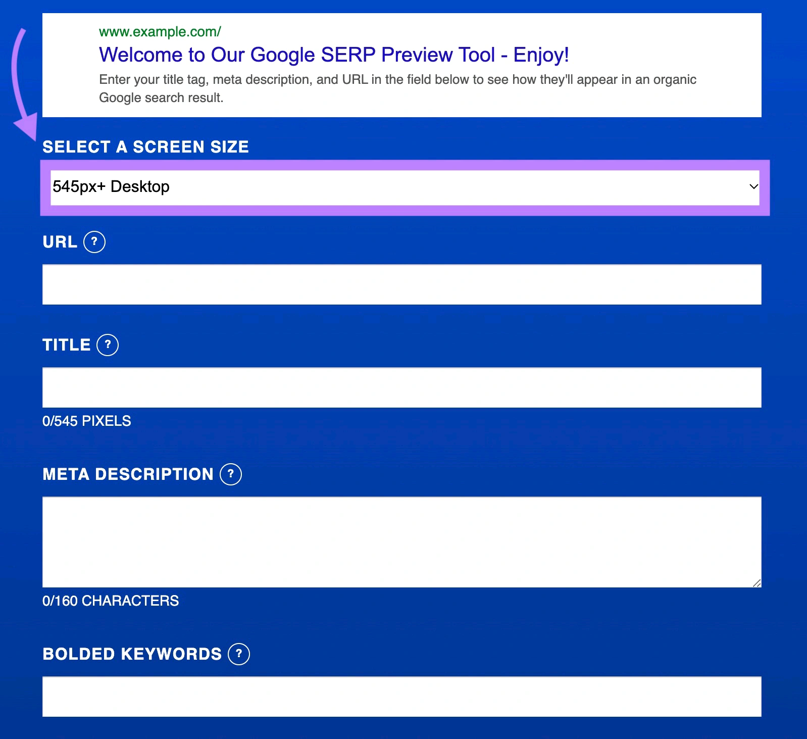 SERP Preview Tool Portent