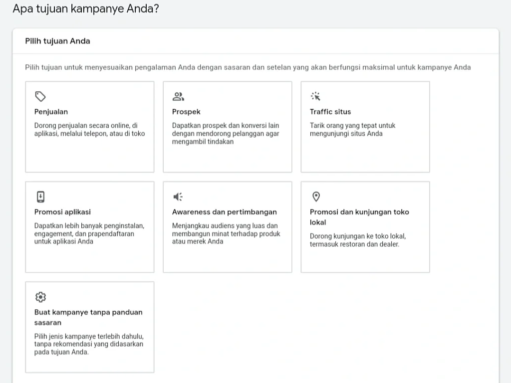 Fungsi dari Google keyword Planner