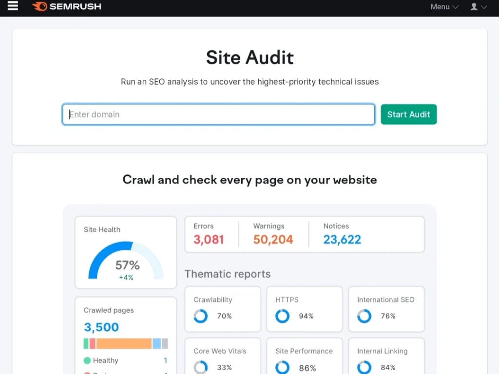 Alat yang Membantu untuk Technical SEO Audit