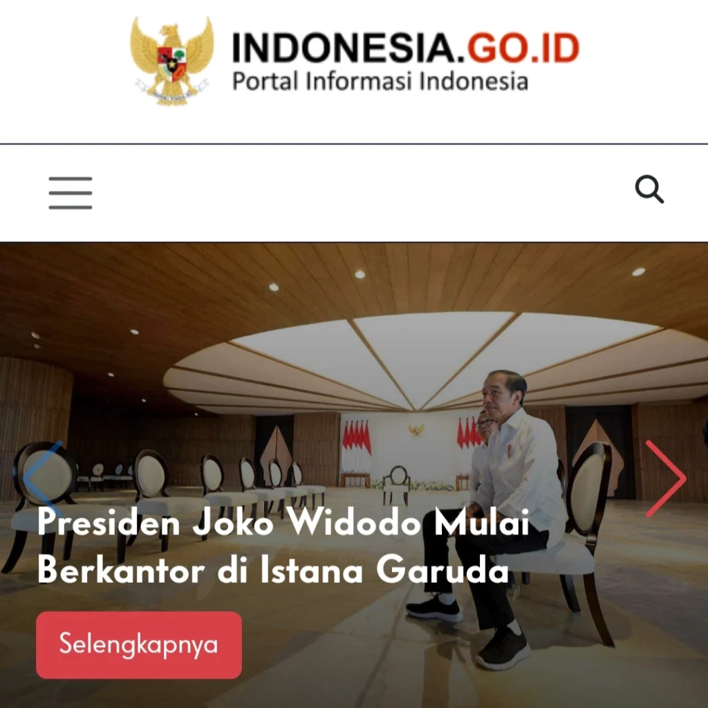 Contoh Situs Web Pemerintahan