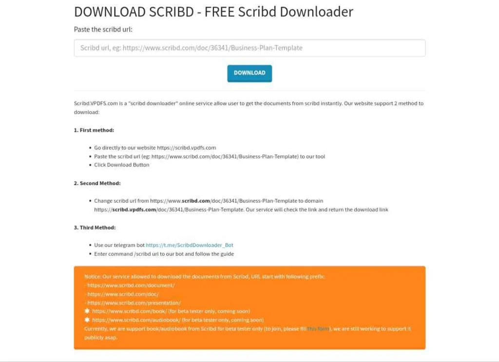 Cara Lain untuk Download File di Scribd