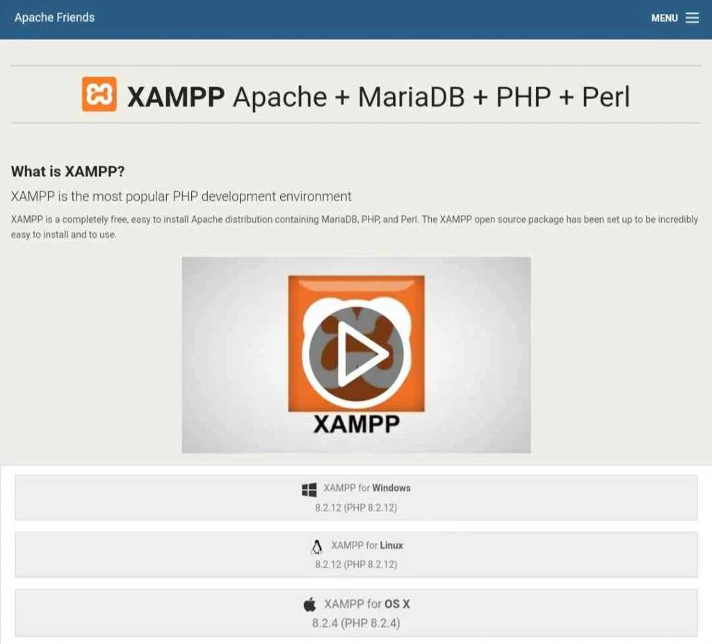 Fungsi XAMPP dalam Pengembangan Website