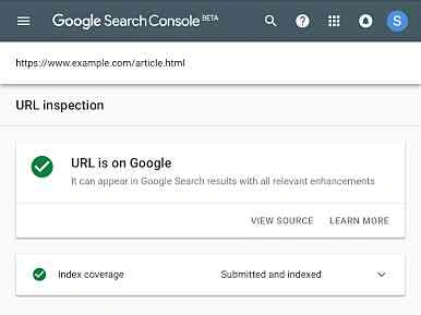 Recrawling Menggunakan URL Inspection Tool