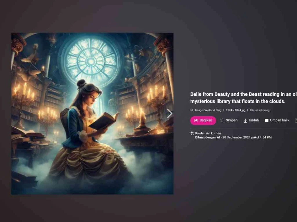 Keterbatasan Membuat Gambar AI Disney dengan Bing Image Creator