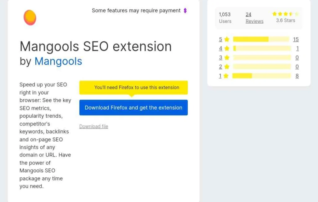 Mangools SEO Extension