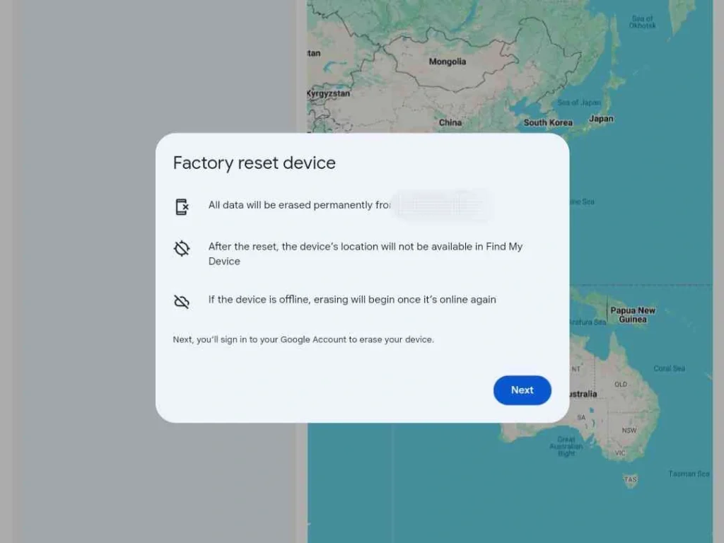 Cara Buka HP Lupa Kata Sandi Menggunakan Google Find My Device