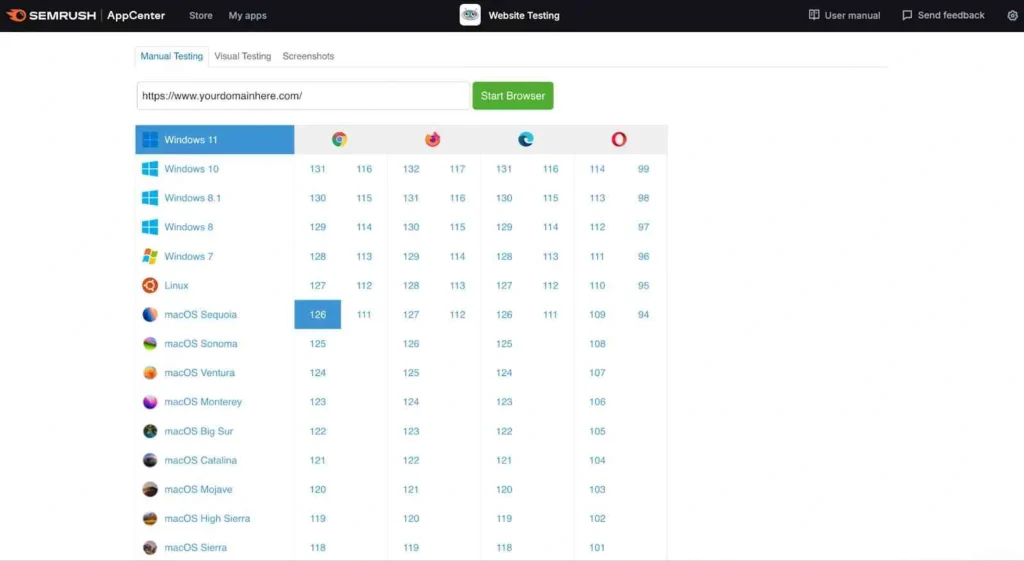 Langkah-langkah Cross Browser Testing