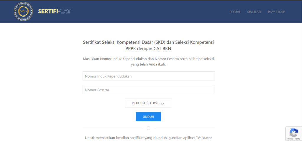 Cara Download Sertifikat BKN